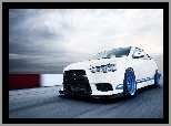 Lancer, Niebieskie felgi, Mitsubishi, Evo X